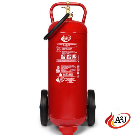 extintor sobre ruedas 25 kg Alta eficiencia - Extintores A2J
