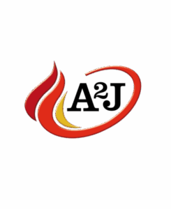 Logotipo oficial de Extintores A2J, empresa especializada en sistemas de protección contra incendios